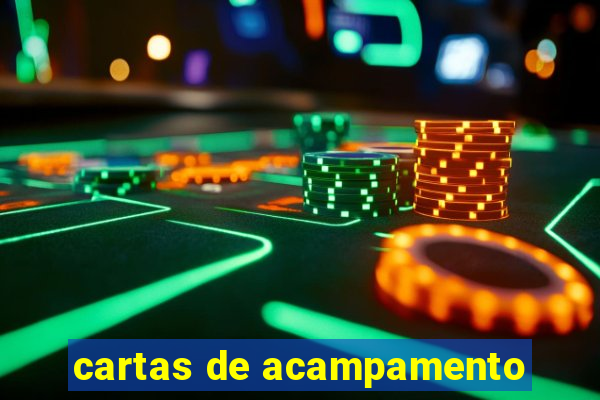 cartas de acampamento