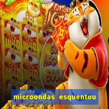 microondas esquentou demais e parou de funcionar