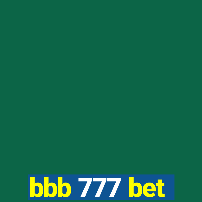 bbb 777 bet