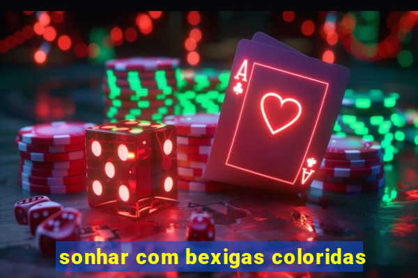 sonhar com bexigas coloridas