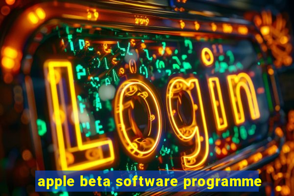 apple beta software programme